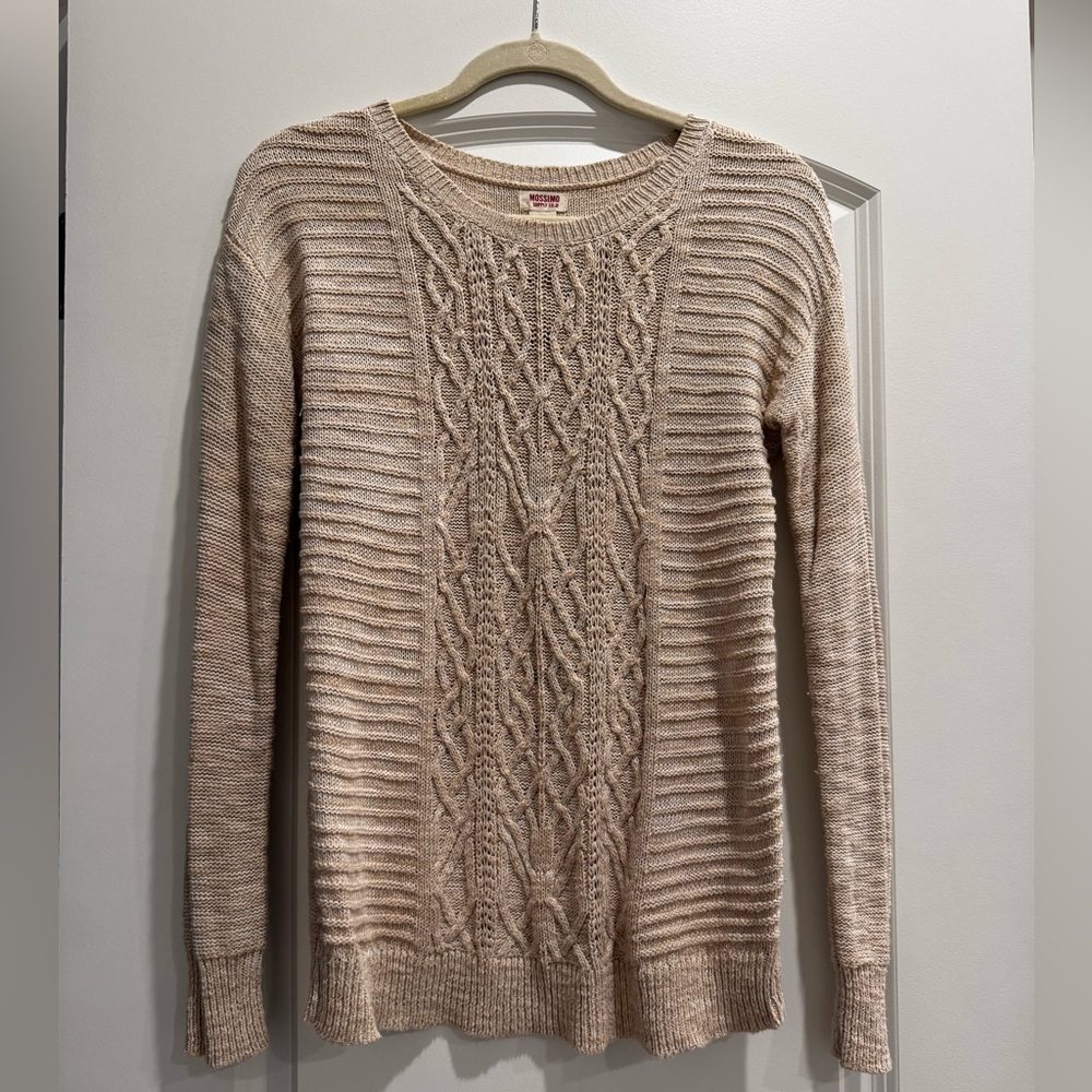 Tan Neutral Knit Women’s Sweater